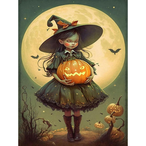 5D timanttimaalaus 30x40cm Halloween 14