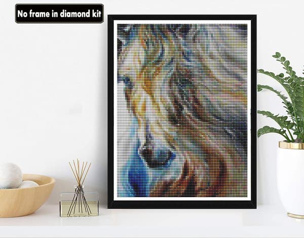 (30x40cm) 5D Diamantmaleri Kits til Heste Voksne, Maleri