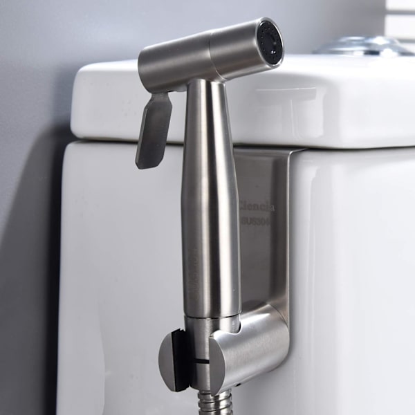 Rustfrit Toilet Håndbruser Støtteholder til Toilet Hånd