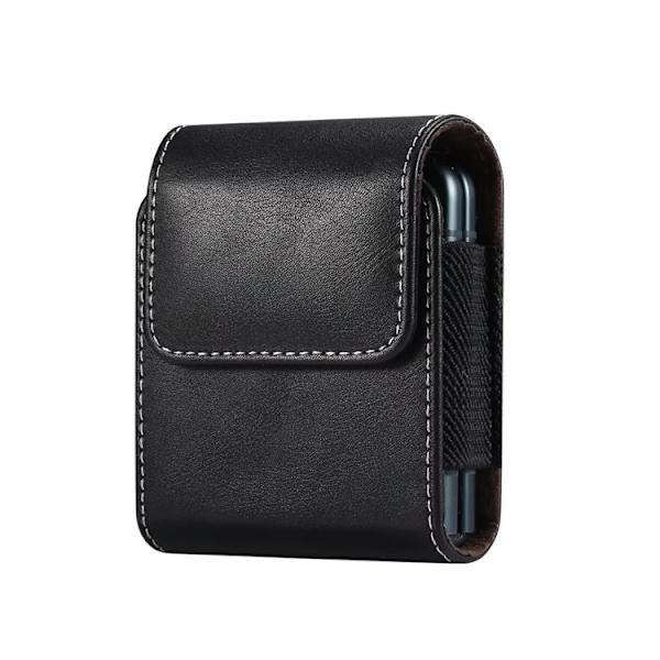 Bältesväska Telefonfodral Holster för Samsung Z Flip 4 (2022) / Z Flip 3 - Svart