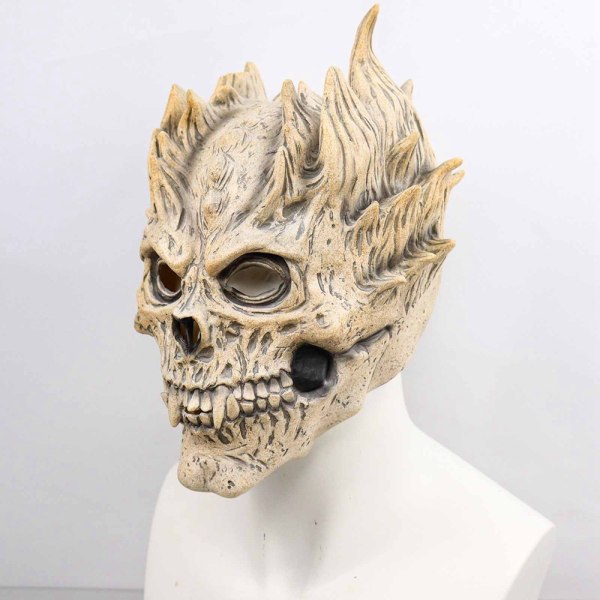 Skjelett Hodeskalle Kriger Død Hodeskalle Maske/Demon Hodeskalle/Skrekk Halloween Cosplay Maske