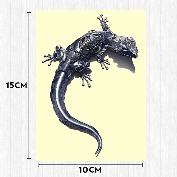 3D Forum Hovedlykt Gecko Form Bilklistremerke, Firfisle Gec