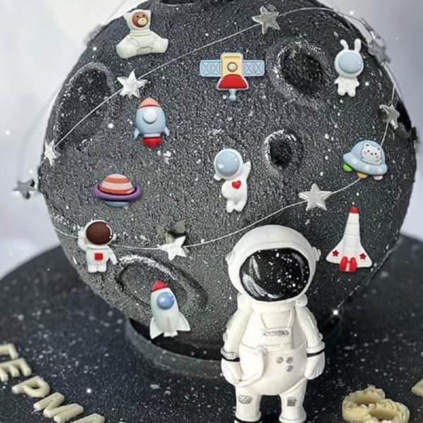 Astronaut Fondantforme - Raket, Planet, Silikonform