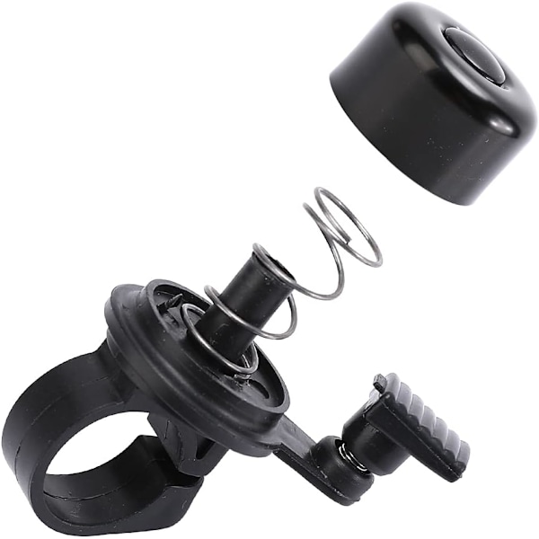 Brands Cykelklokke til Cykel, 2 stk Mini Aluminium, Klassisk Høj Lyd Pakke med to Sorte Klokker Passer Styr .87-.89\"
