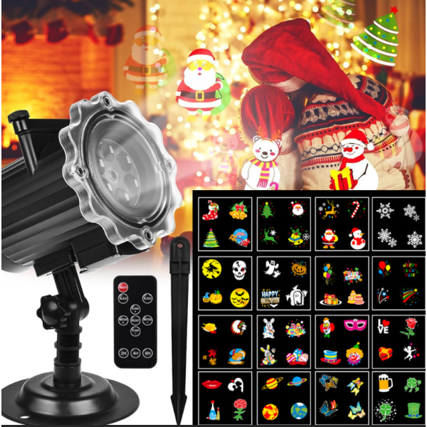 Projektor Weihnachten, LED Projektor Weihnachten Aussen Halloween