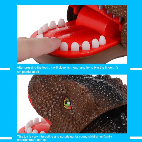 Dinosaur Tænder Legetøjsspil Dinosaur Tandlæge Spil Dinosaur Bider Finger Sjov Joke Legetøj Dino Legetøj til K