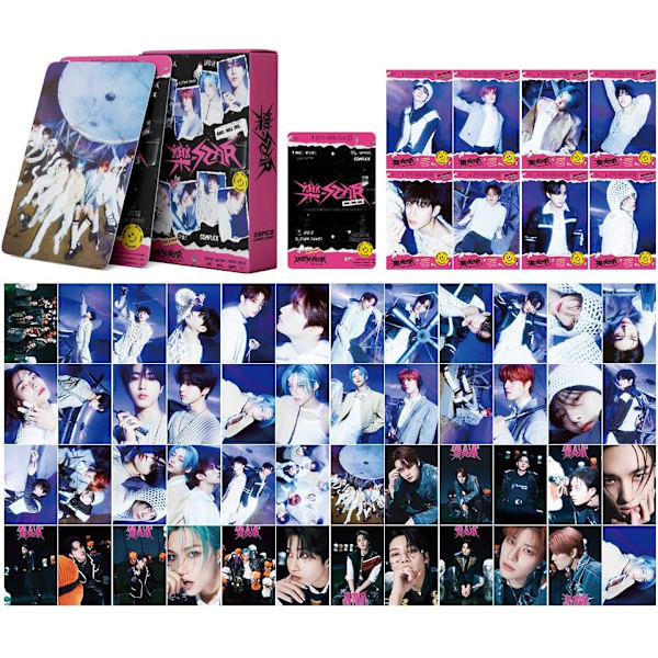 Kpop Stray Kids Rock Star Foto Kort 55 Pack Stray Kids Lomo Kort Stray Kids Rock Star Nytt Album P