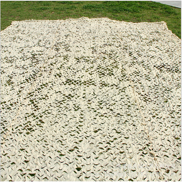 Perforeret skyggeklud - 85 g/m2 - I polyester - Firkant - 3 x 4