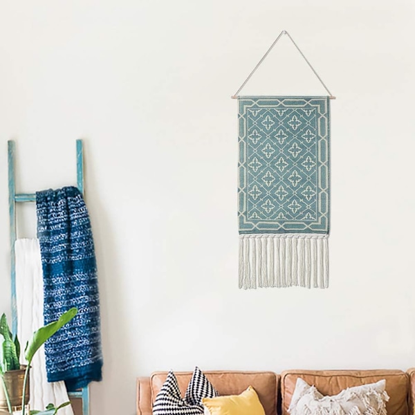 (Tyyli A) Kudottu seinävaate - Boheemi tyyli Boheemi kodin sisustus Geometrinen Art Deco Bohemia