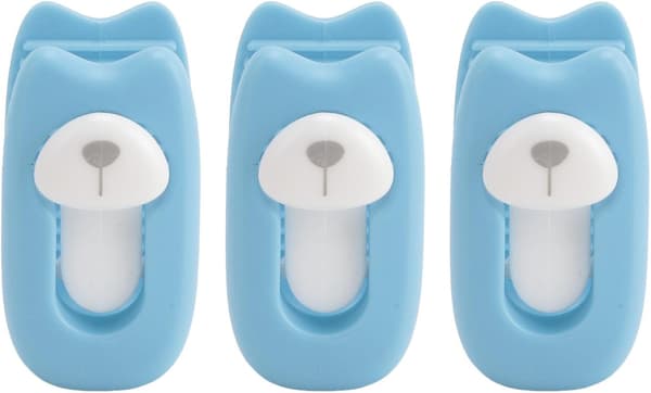 Dyneklips Kutter Dynefester Dyneklips 12 stk Plast Lakenholdere Forhindrer (Blå)