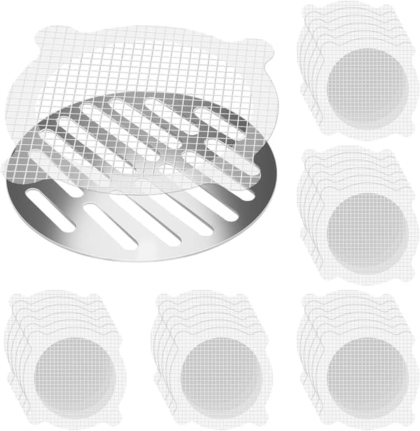 30 stycken engångshårsuppsamlare, duschavloppsfilter, duschfiltergaller, duschhårfilter, avloppsskyddsfilter