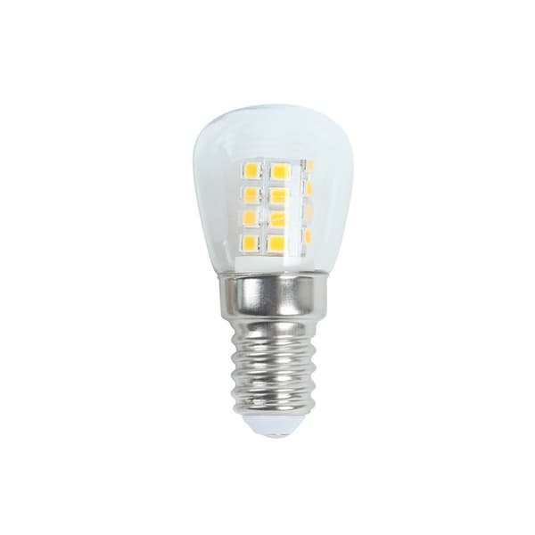 Sæt med 1 varm hvid E14 halogenpære 3W 220-240V, E14 halogenstang