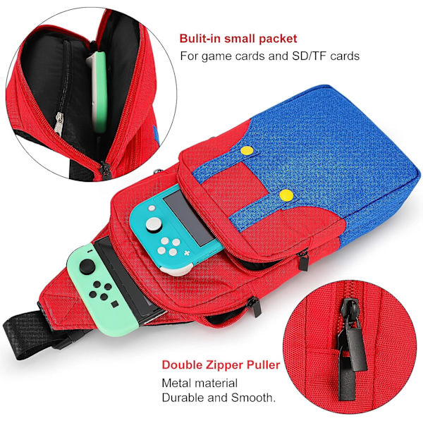 Söt reseväska för Nintendo Switch/ Lite / OLED, bärbar S