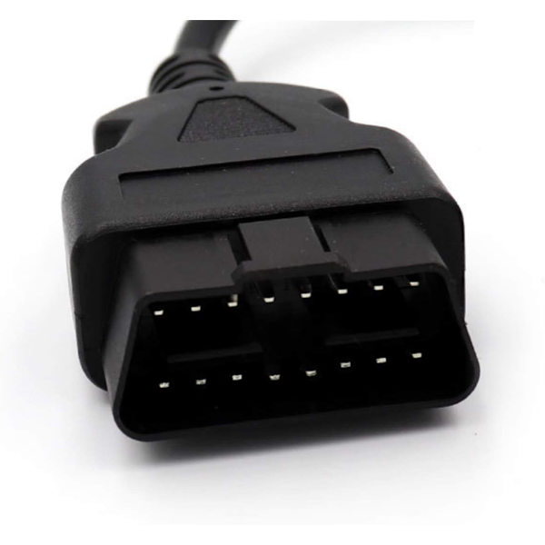 OBD2 OBD II 16-nastainen uros-naaraskaapeli auton diagnostiikkaan A