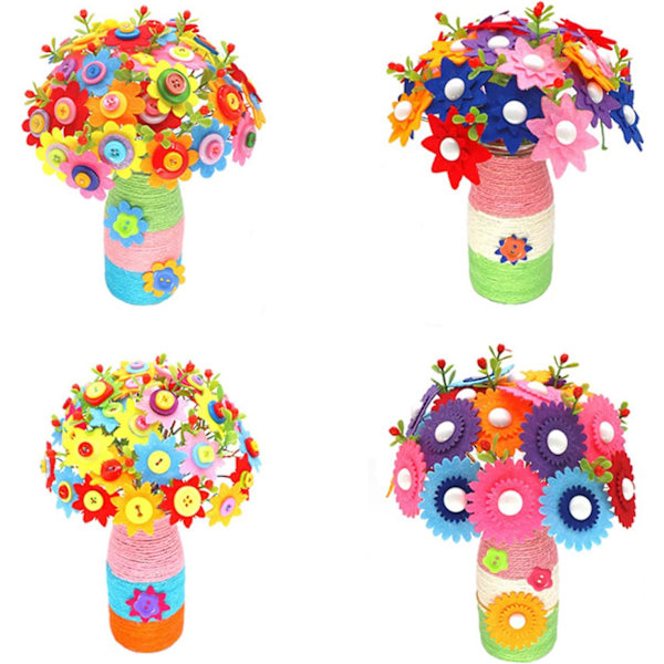 100 STK Resin Blomsterknapper 2 Hull Knapper Plast Blomster Syknapper Dekorative Knapper for Skjørt, Hansker, Gensere, Skjorter, Hatter, Skjerf, Hodeplagg