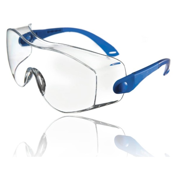 Overbeskyttelsesbriller - 1 par justerbare sikkerhedsbriller - F