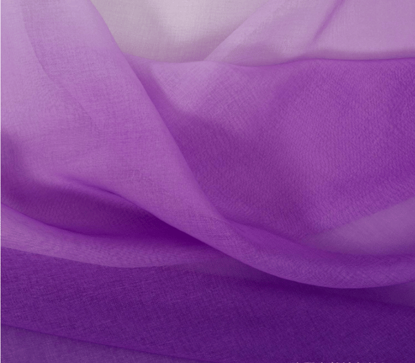 （1,32x1,6cm, väri violetti） 2 läpikuultavan pellavan verhon sarja