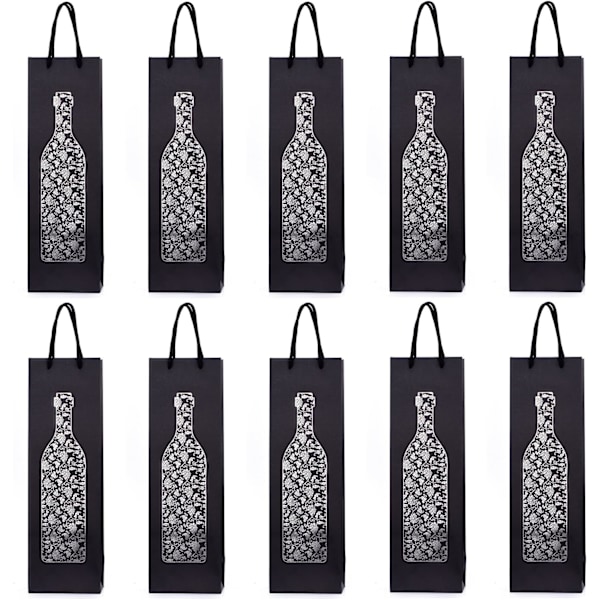 Silverflaska 40 x 12 x 9 cm Silverflaska 10 flaskväska present Ba