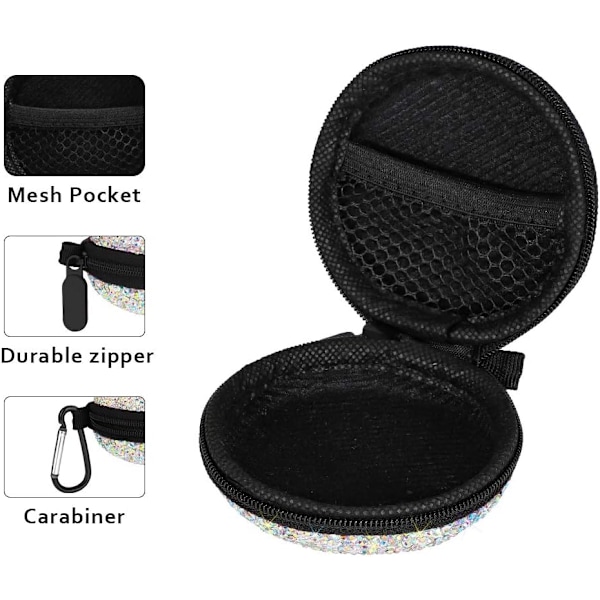Øretelefonetui Ørepropper Små Bæreposer Bling Rhinestone
