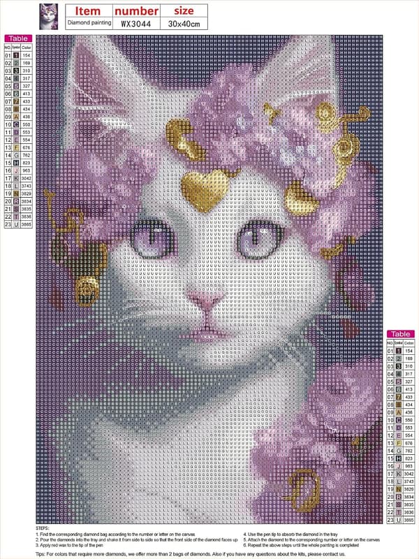 5D diamantmaleri for stuedekorasjon (30*40cm) 61