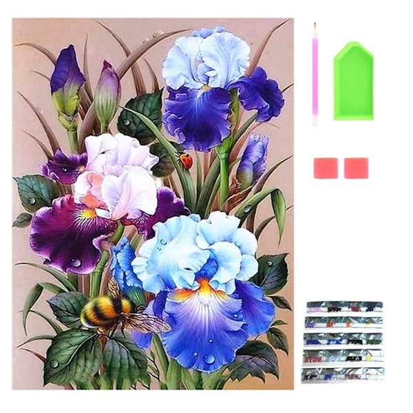 DIY Diamantmålning Kit för Vuxna, Måla efter Nummer för