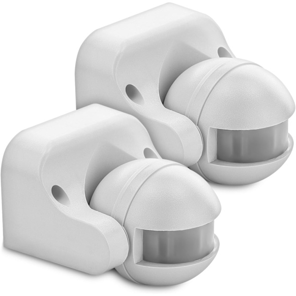 2x Infraröd Rörelsesensor Emerge Väggmontering Inomhus Utomhus Spla