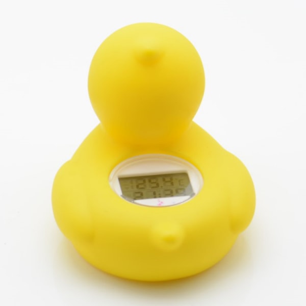 Duck Bath Thermometer with Digital Measuring Function, For an Ideal Bath Temperature, Yellow