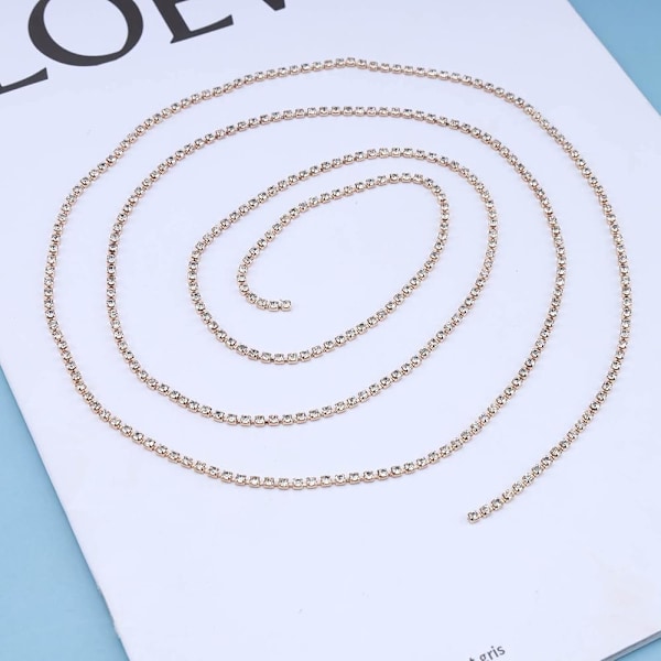 Kaulakoru tai riipusketju, kiiltävä lariat-kaulakoru, kristalli, pitkä solmio, choker-kaulakoru, bling-prom-kaulakoru, koru