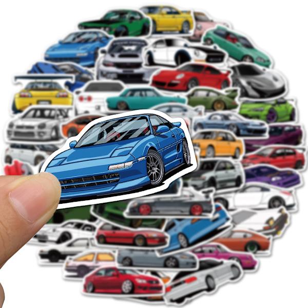 100 st bilklistermärken sportbil racing klistermärken vinyl vattentät