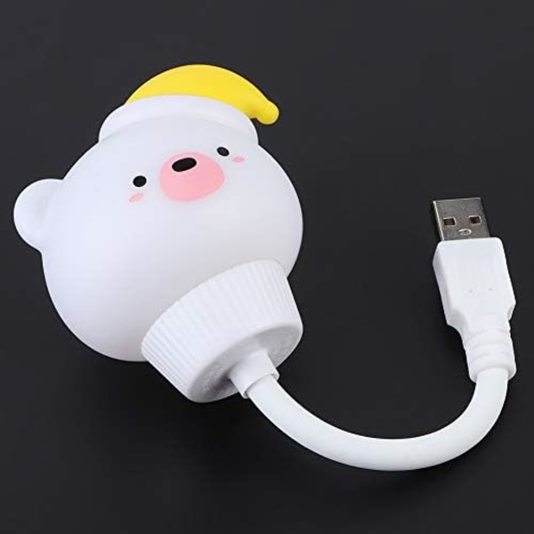 (68×60×190mm) USB-pluggbar nattlampa, Mini söt tecknad nattlampa för barn, bärbar, liten bordslampa för heminredning