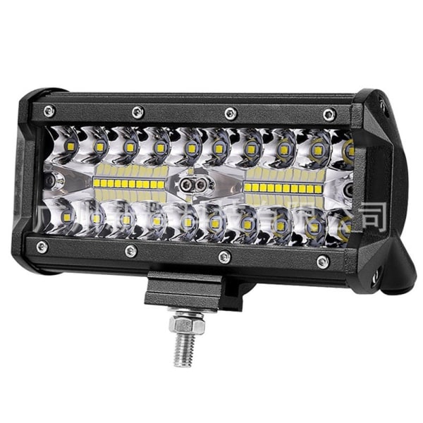 2 kpl 7\" LED-valopalkkia 120W 24000lm Offroad-sumuvalot LED