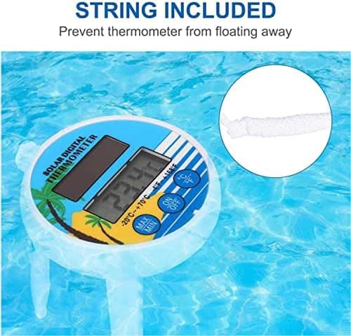 2 stk. Digital Solcelled Pool Termometer til Swimmingpool, Spa, Whirlpool