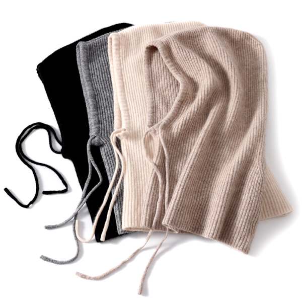 Vinter Stickad Kasmirs Balaclava Skidmask Utomhus Mössa