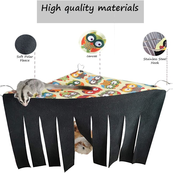 30×30×40cm 1 kpl Kokeilunurkka Merikoirille Rottien Piilopaikka Peekaboo Lelut Häkin Tarvikkeet Piilotettu Elinympäristö Telttalelut F