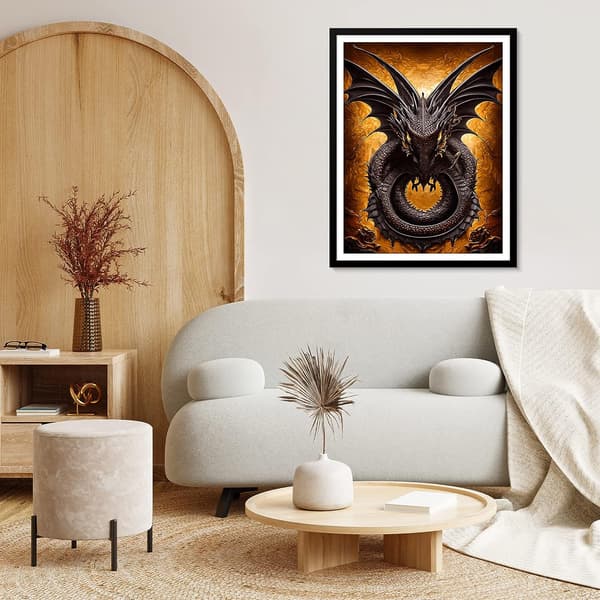 5D Diamantmaleri 30x40cm Drage R