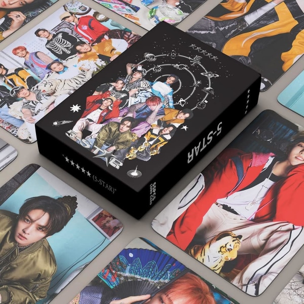 Kpop Stray Kids Fotokort 55 Pack Stray Kids Lomo Cards Stray Kids 5 Star New Album Postkort Stray