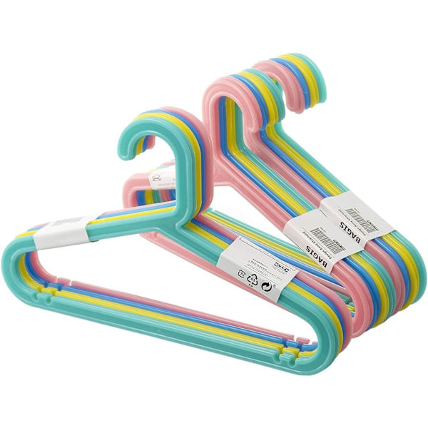 Ikea – Set med 16 barnhängare, pastellfärger