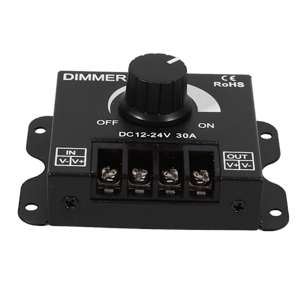 12V-24V 30A LED-strip-controller-switch til LED-lysstrimler