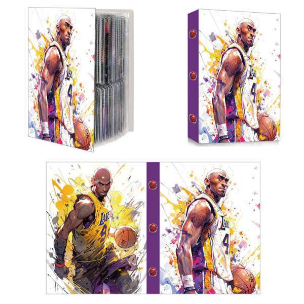 (B)Basketball star card photo album - 240 photos star card box co