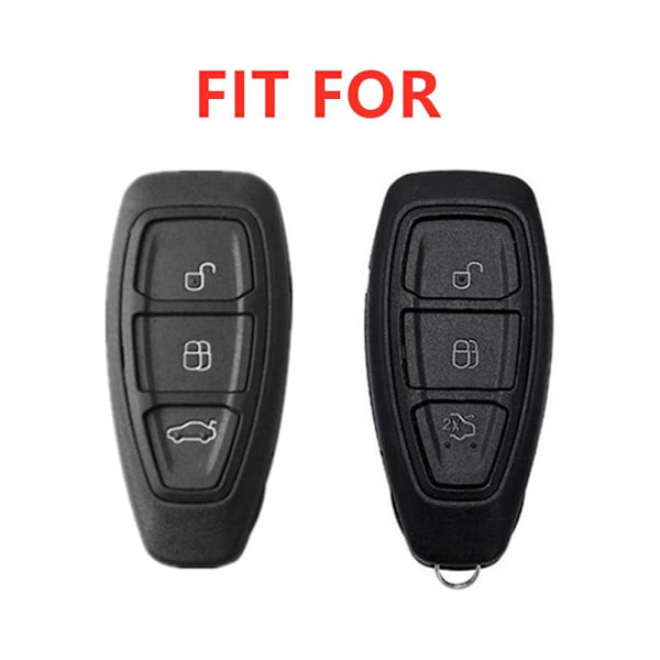 Nyckelring i zinklegering, kompatibel med Ford Fiesta Mondeo MK3 MK4 MK5 Focus 3 4 Ranger Max Ex
