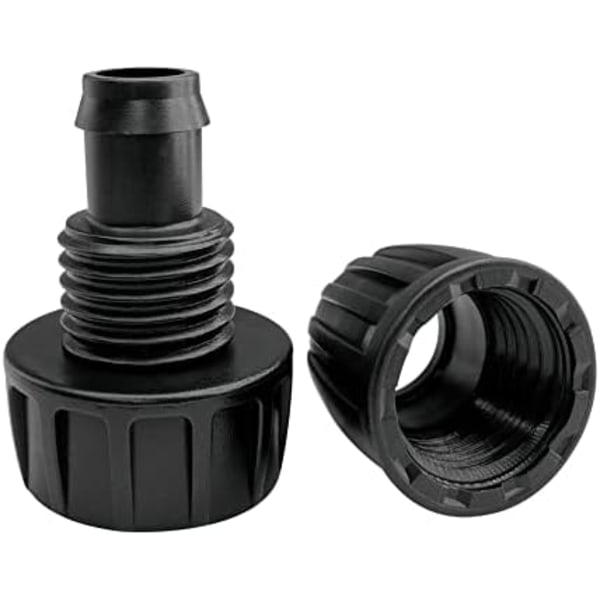 Pakke med intern kobling for dryppvanning, 6 punkter til 16 punkter, adapter for hageslange/kran, plastkrantilkobling