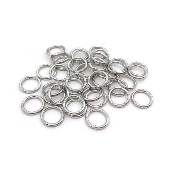 500 O-ringe Flere størrelser af åbne ringe Simple ringe Iron R