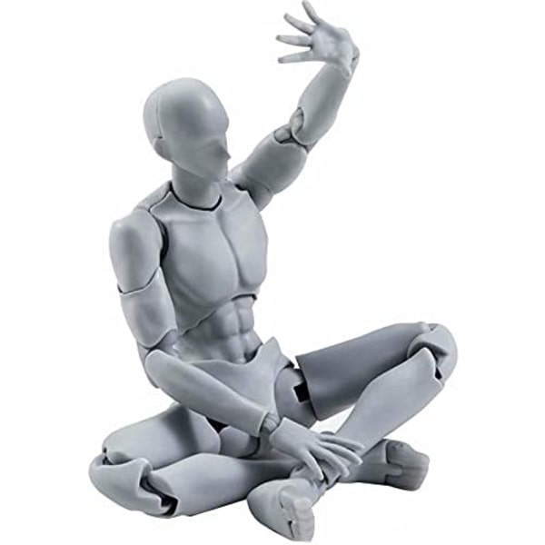 Kunstner Sketch Bevægelig Lem Action Figur Model med Display Base og Pose Dele, 5.9inch Krops Menneskelig Mannequin Kit til Dr