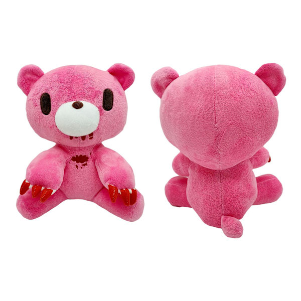 Gloomy Bear ja Gloomy - Gloomy Bear Puuvillainen Punainen T-paita