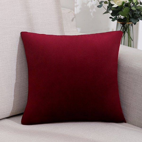 Set med 2 kuddfodral 40x40cm Sammet örngott Jul Ljus
