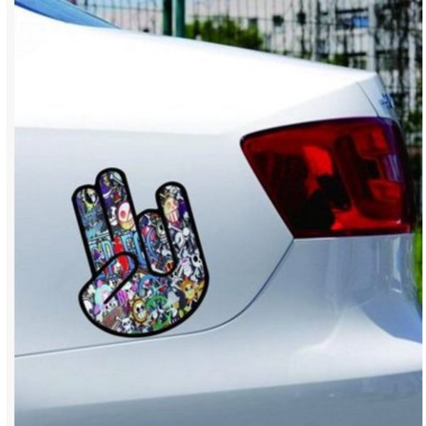 3 stk klistremerker for bilkarosseri, motorsykkelgraffitiklistremerker