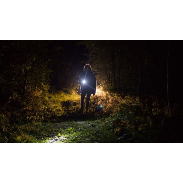 (Tilfeldig farge) 10-pakning med liten LED-lommelykt for nøkkelring - Synlig opptil 2 km - Superlys