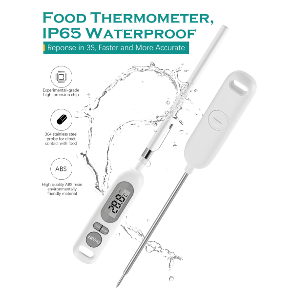 Digital Kökstermometer, Snabbläsande Kökstermometer för