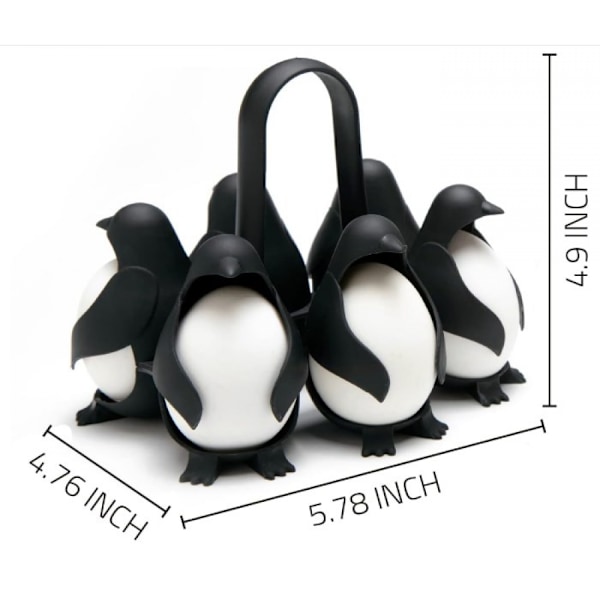 Egguins - Universal egg holder - egg cooker - egg cups - morsomme eg