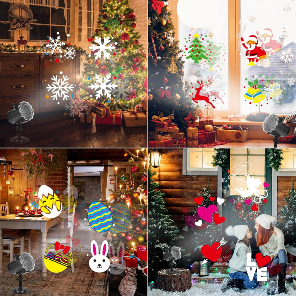 Projektor Jul, LED-projektor Jul Utomhus Halloween